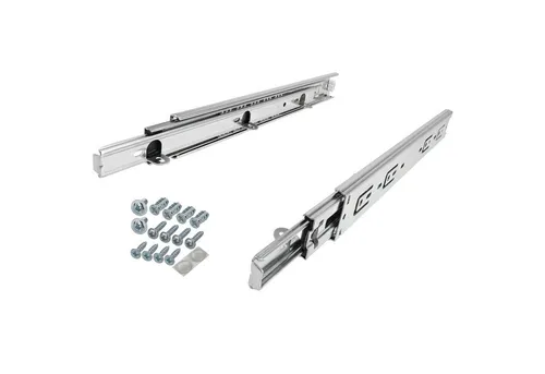 SO-TECH® Auszug Vollauszüge KV4-45-H45-NF-MS Traglast 45 kg mit Auflagewinke, Länge 650 mm, 1 Paar inkl. Schraubenset