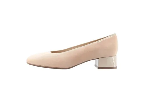 Ara Graz 2.0 Pumps in Größe 39 - Elegante Pumps in Größe 39, Farbe 26 beach, aus hochwertigem Velourleder. Der Schlupfverschluss sorgt für einfachen Einstieg, ideal für stilvolle Anlässe.