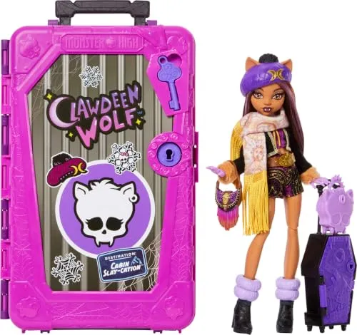 Monster High Skulltimate Secrets Anziehpuppe Clawdeen Wolf