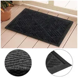 Bestlivings Fußmatte, 90x60 cm, Hochwertig, für Innen- und Außenbereich Robuste Türmatte grau 90x60 cm | 60 cm x 90 cm