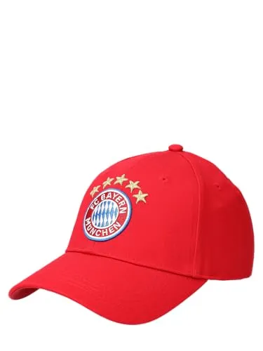 FC Bayern München Baseballcap I Baseballkappe I Erwachsene I Logo I Rot