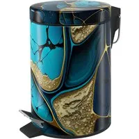 SANILO Kosmetikeimer Marmor Cobalt in blau von Sanilo