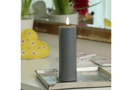 Deluxe Homeart Kerzen Grau von Deluxe Homeart