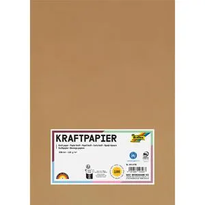 Folia Kraftpapier 691/4/98, A4, 120 g/m², braun, 100 Blatt