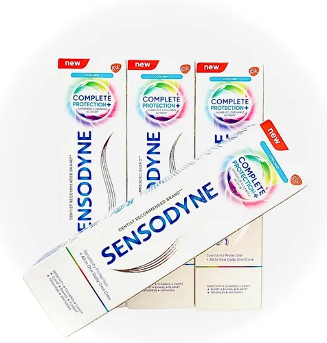 Sensodyne Complete Protection für empfindliche Zähne Zahnpasta 4er Pack ,4x75ml