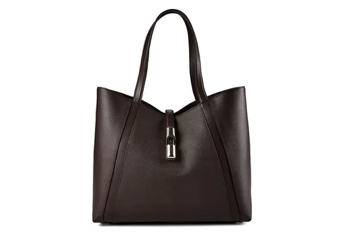 Furla Goccia Shopper Tasche L aus Leder in Braun - Elegante Furla Goccia Shopper Tasche L aus hochwertigem Leder, ideal für den täglichen Gebrauch. Mit großzügigem Platzangebot und stilvollem Design.
