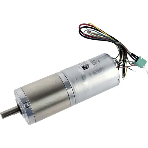 TRU COMPONENTS Gleichstrom-Getriebemotor TC-NPG24229BL - Leistungsstarker 24 V DC Getriebemotor mit 2.5A und 3.5 Nm. Ideal für präzise Anwendungen mit einem Wellen-Durchmesser von 8 mm. Zuverlässige Leistung für Ihre Projekte.