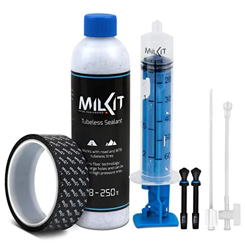 milKit Tubeless Conversion Kit - 29 mm - Fahrradwerkzeuge für einfache Tubeless-Umrüstung. Mit dem milKit-System montieren Sie Reifen sauber und schnell, ohne Sauerei – ideal für Mountainbikes, Gravel- und Rennräder.