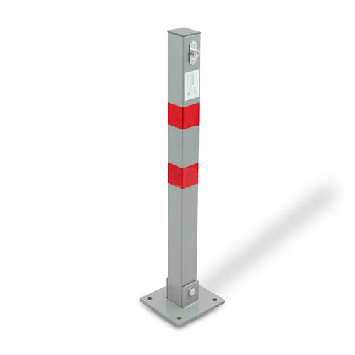 17325/ Parkplatzpfosten Absperrpfosten Parkplatzsperre 65cm Klappbar
