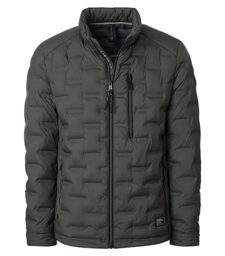CASA MODA Taped Jacket 325 - Wasserabweisende Herrenjacke in Grün XXL - Funktionsjacken mit windabweisenden Eigenschaften und antiallergischer Sorona-Füllung für optimalen Tragekomfort und modische Akzente durch Reißverschlusstaschen.