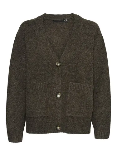 VERO MODA VMBOOM Strickjacke für Damen - Stylische Langarm-Strickjacke aus nachhaltigen Materialien, ideal als zusätzliche Schicht für jeden Look. Perfekt für den Alltag!