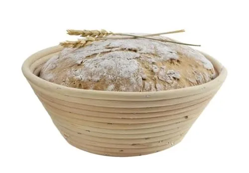 Masterproofing Runder Brotkorb zum Anzuchten, 20 cm - 20 cm Rattan, Brotkorb