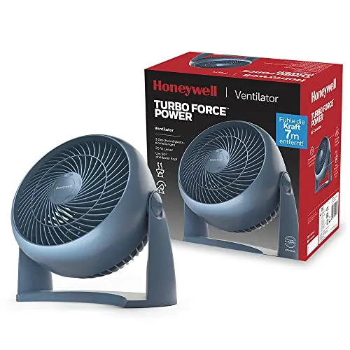 Honeywell HT900NE4 Tischventilator - Ventilator mit 30 W Leistung, neigbar um 90° und geräuscharm - ideal für gemütliche Sommerabende.