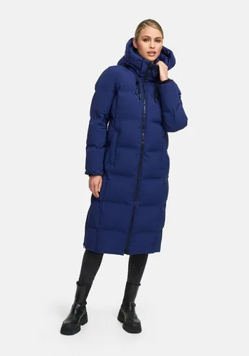 Marikoo Winterjacke Tikoraa mit extra langem Schnitt und hohem Kragen