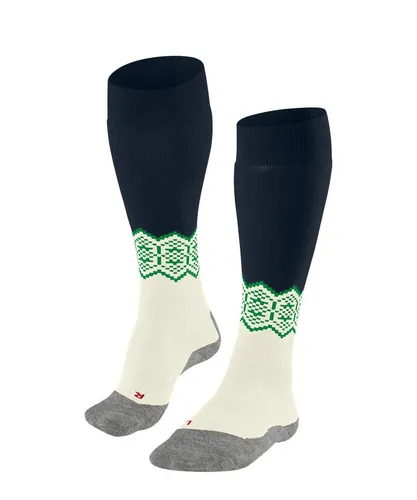 FALKE SK2 Intermediate Skisocken - Off-White 39-41 - Hochwertige Sportsocken für den Skisport, Größe 39-41, mit optimaler Wärmeisolierung durch Wolle und perfektem Sitz dank Material-Mix.
