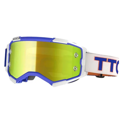 Scott Fury Motocross Brille/Goggle | blau weiß