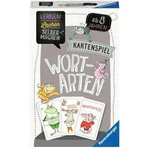 Lernen Lachen Selbermachen: Wortarten - Ravensburger Lernspiel für die Grundschule - Gesellschaftsspiel für Kinder von 8-11 Jahren, fördert das Schreiben und macht Lernen spielerisch und unterhaltsam.