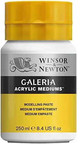 Winsor & Newton 3040815 Galeria Flexible Modellierpaste, 250 ml Topf, zum Aufbau von mehreren Schichten geeignet