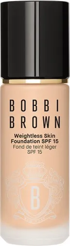Bobbi Brown Weightless Skin Foundation - Flüssige Foundation 30 ml Warm Porcelain - Make-up für ein natürlich mattes Finish, 24 Stunden Feuchtigkeit und ölregulierende Technologie für ein angenehmes Hautgefühl.
