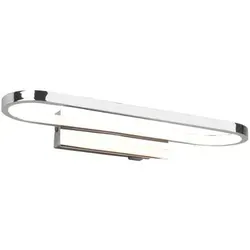 Trio Leuchten LED Badezimmer Wandleuchte Gianni 283770106, Metall Chrom - Moderne LED Spiegelleuchte für das Badezimmer, 40cm breit, mit 17 Watt LED für energiesparendes, warmweißes Licht (3000K, 2000 Lumen) und IP44-Schutz für sichere Nutzung im Bad.