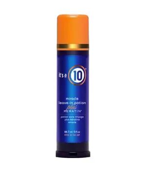 It's a 10 Miracle Leave-in Potion Plus Keratin 88.7 ml - Leave-In-Conditioner für alle Haartypen, verleiht seidigen Glanz, reduziert Frizz und schützt vor Hitze. Ideal für tägliche Pflege und Styling.