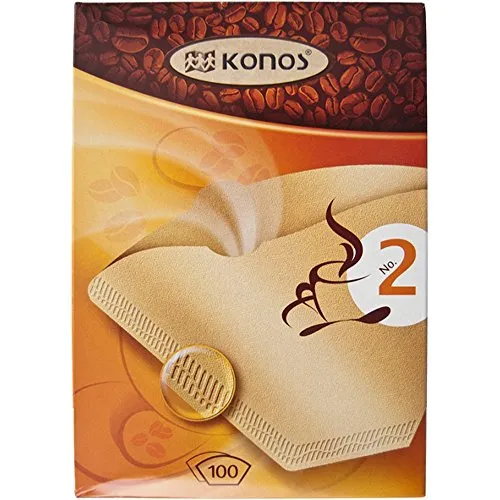 Kaffeefilter Größe2 100Stk. naturbraun ungebleicht