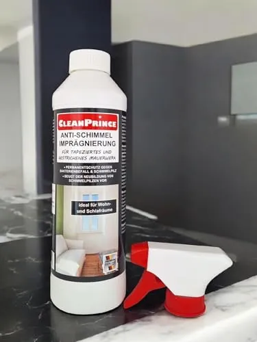 CleanPrince Anti-Schimmel-Imprägnierung 500 ml Geruch Schimmelpilz Pilzbefall Schimmelimprägnierung Schimmelschutz Schimmelvorbeugung Anti Schimmel Imprägnierung