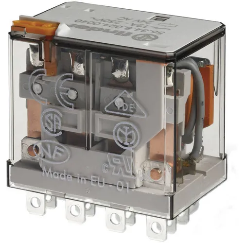 Finder 56.34.8.024.0040 Steckrelais 24 V/AC 12 A 4 Wechsler 1 St.