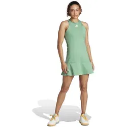adidas Tenniskleid Y-Dress Performance HEAT.RDY (integrierte Tight) grün Damen, Größe: L - Schmal geschnittenes Tenniskleid mit ergonomischem Y-Trägerdesign für optimale Bewegungsfreiheit. HEAT.RDY-Technologie sorgt für ein angenehmes Tragegefühl beim Spiel. Ideal für ambitionierte Spielerinnen.