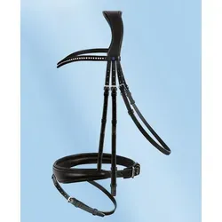 Passier Schwarz/Edelstahl Warmblut Trense PASSIERBLU Spirit