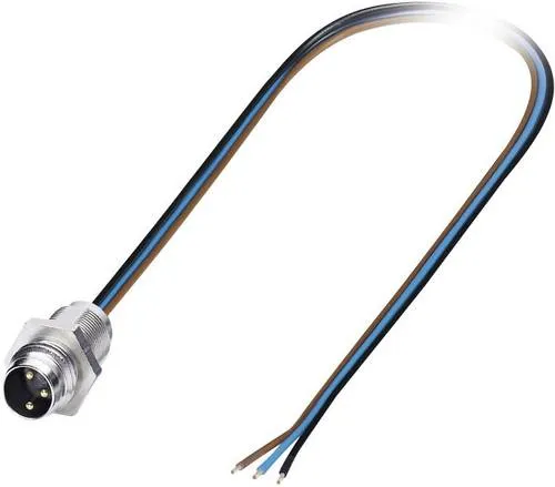 Phoenix Contact 1500334 Sensor-/Aktor-Einbausteckverbinder M8 Stecker, Einbau Polzahl Sensoren: 3 1 St.