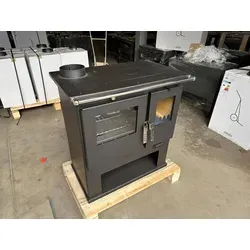 Verso CS 7,7 kW Holzherd | Kaminofen mit Ofen, Kochplatte & Fach für Holz Links