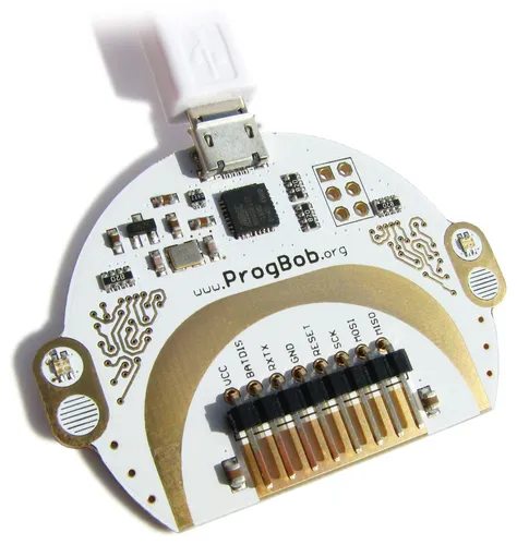 Pollin-Choice ProgBob NICAI Systems USB Programmer für den BOB3 - USB-Programmer für den BOB3 Roboter, interaktive Programmieroberfläche und kompatibel mit Windows, Linux und Mac OS X. Ideal für Hobbyisten und Entwickler!