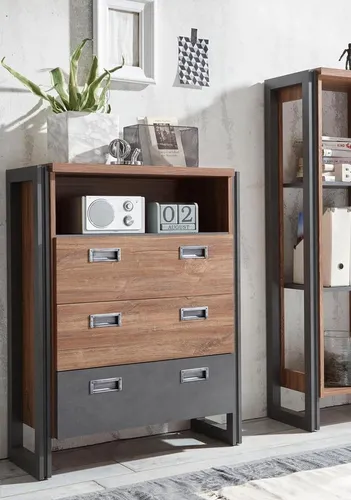 Home affaire Sideboard Detroit, 75 cm braun