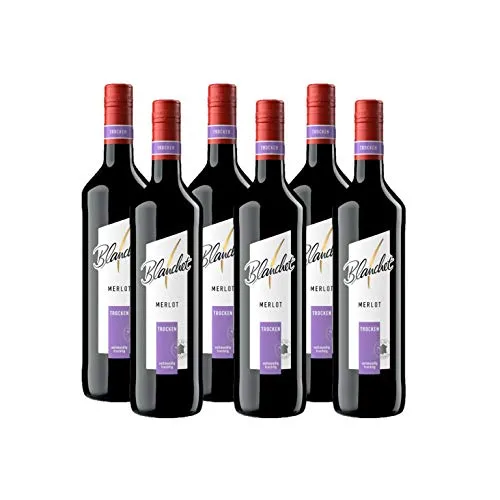 Blanchet Merlot Rotwein trocken (6 x 0,75 l)