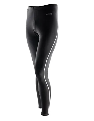 Mens Bodyfit Base Layer Leggings - schwarz - Grösse M/L
