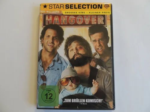 Hangover – Neu OVP DVD - Deutsche DVD des Kultfilms von 2009, ideal für Filmabende und Sammler, unbenutzt und originalverpackt.