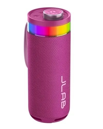 JLab Go Party Tragbarer Bluetooth Lautsprecher 16H+ Akku, Mulberry