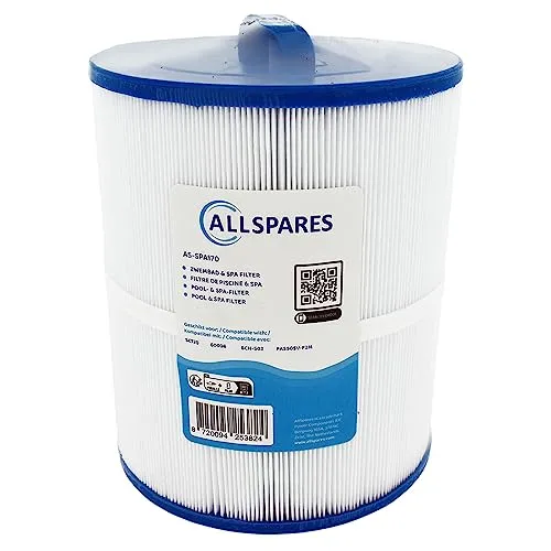 AllSpares Whirlpool Filter SC720 / 60506 / 6CH-502 - Sonstiges Poolzubehör für sauberes Wasser - Der Filter entfernt Schmutzpartikel und verbessert die Wasserqualität Ihres Whirlpools. Austausch alle 6 Monate empfohlen.