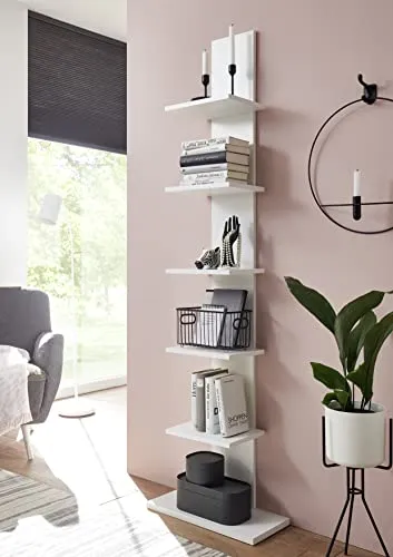 möbelando Regal Wilmington I - Standregal in Weiß - Paravants & Raumteiler: Das Regal 