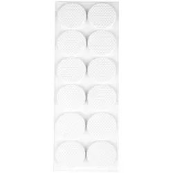 Pro Home Vibrationsdämpfer, Anti-Rutsch Pads / Möbelschutz, selbstklebend weiß 4 cm