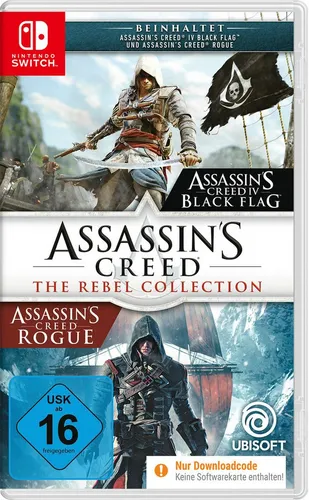 Assassin's Creed The Rebel Collection Nintendo Switch, Code in a Box