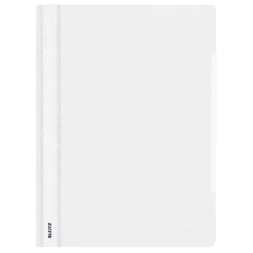 LEITZ Schnellhefter 4191 Kunststoff weiß DIN A4, 25 St.