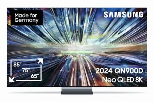 Samsung Neo QLED 8K QN900D - 65 Zoll Smart TV mit Neo Quantum HDR 8K Pro, beeindruckende Bilddetails und grenzenloses TV-Erlebnis