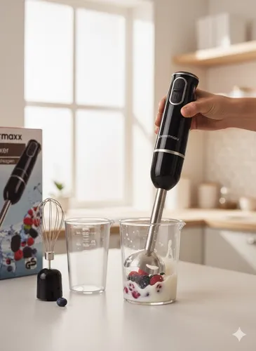 Gourmetmaxx Stabmixer – Multifunktionales Mixgerät