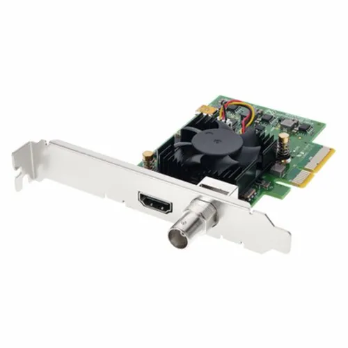 Blackmagic Design DeckLink Mini Recorder 4K - Multimedia Aufzeichnungskarte mit 6G-SDI und HDMI-2.0a, unterstützt Aufzeichnungen bis 2160p/30 und bietet automatische Formatumschaltung für maximale Flexibilität.