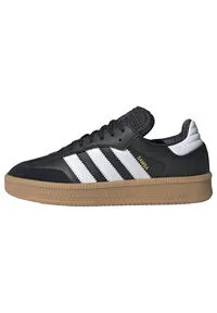 adidas Samba XLG - Bequeme Sneaker aus Leder & Textil in Schwarz-Weiß - Sneaker für Unisex mit hochwertigem Leder- und Textil-Obermaterial, ideal für den Alltag und Berufskleidung, EU-Größe 38.
