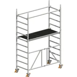 Layher Rollgerüst Zifa 3,61m AH – Flexibles Fertiggerüst - Gerüst für Arbeiten in geringer Höhe, einfach aufzubauen und transportabel. Maximale Arbeitshöhe von 3,61 m, ideal für Innenanwendungen und gewerblichen Einsatz.