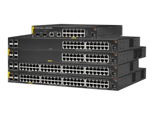 Hewlett Packard Enterprise CX 6000 Series - Rackmount Gigabit Managed Switch 48x RJ-45, 4x SFP, 370W PoE+, langlebig und flexibel für optimale Kühlung und Komfort