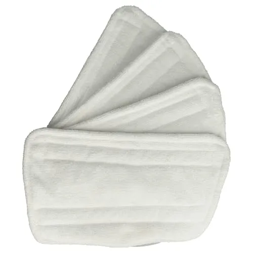 vhbw 4X Wischbezug Ersatz für Dirt Devil 0333001 für Dampfreiniger, Dampfmop - Mikrofasertuch